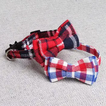 

Pet Collar Pet Cotton Exquisite Collar With Metal Bell Cat Shape Buckle For Cat Dog Kitten Puppy