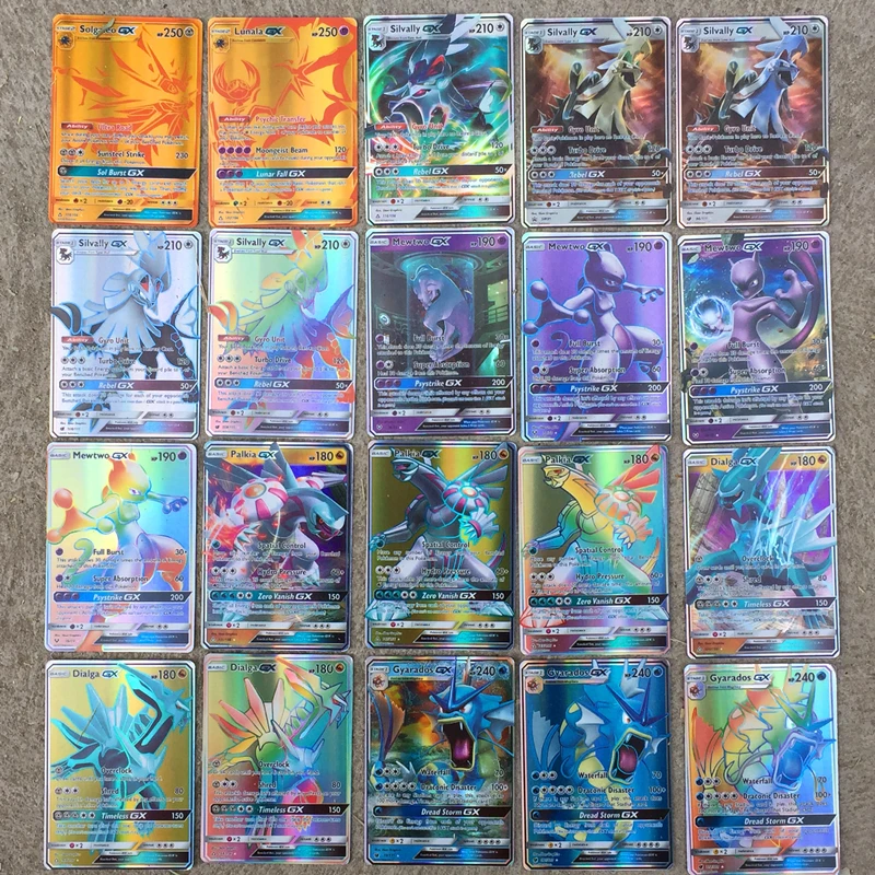 60 шт./компл. аниме TAKARA TOMY карты английский Покемон Carte Mega GX MEGA Engery боевая игра