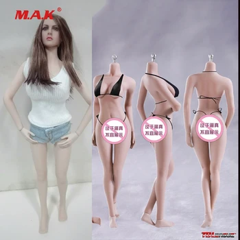 

S01A /S04B/S07C/S10D 1:6 Pale Color Stainless Steel Skeleton Seamless Body Action Figure Doll Collection Model for 12'' Figure