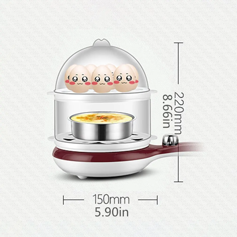 Яичный котел двухслойная емкость яичная плита маленькая жарочная сковородка для омлета маленькая Паровая яичная машина для завтрака