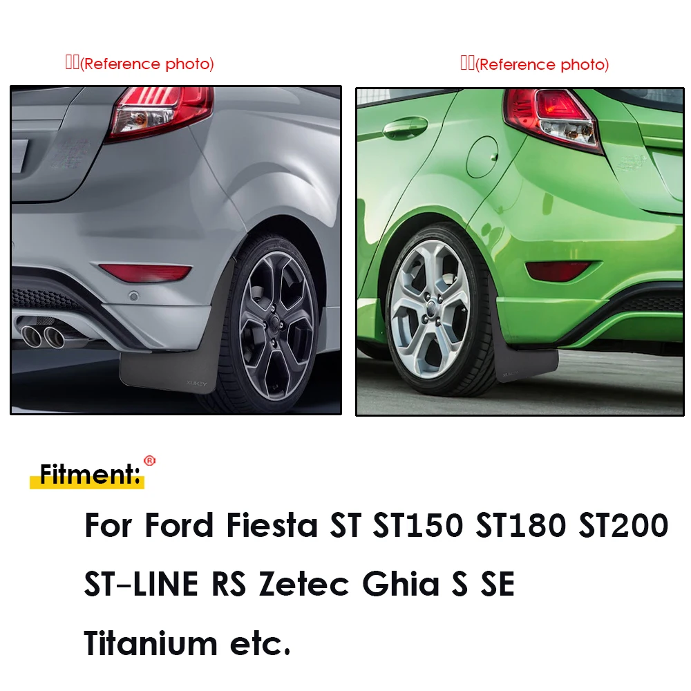 Брызговики для Fiesta ST ST150 ST180 ST200 ST500 Blue RS SE MK6 MK6 MK7 Mk7.5 MK8 S (art.: 7b2a2e431) - 7b2a2e431
