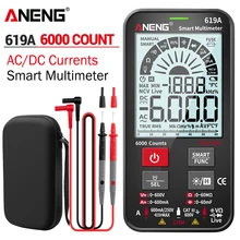 ANENG 619A digital profesional analogico osciloscopio de bancada true rms multímetro capacimetro digital multimeter ferramentas mutimetro digital testador de componentes eletrônicos amperimetro digital multímetros
