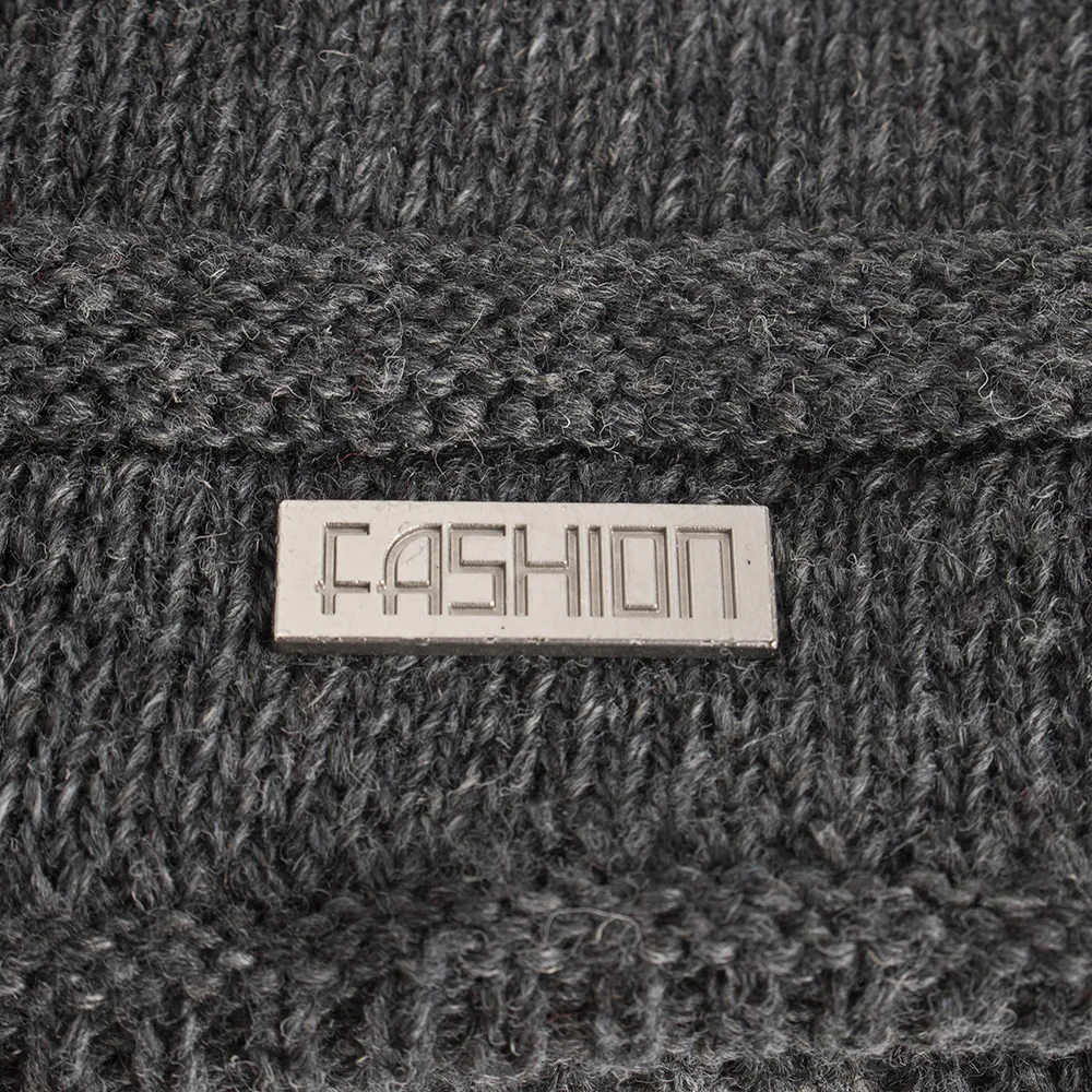 Зимние теплые шапки Skullies Beanies Cap Beanie для мужчин и женщин Мужская шерстяная вязаная