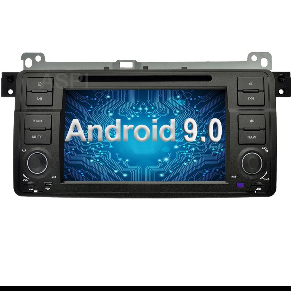Автомобильный DVD-плеер с спутниковой навигацией Android 9 0 для BMW E46 M3 в приборной