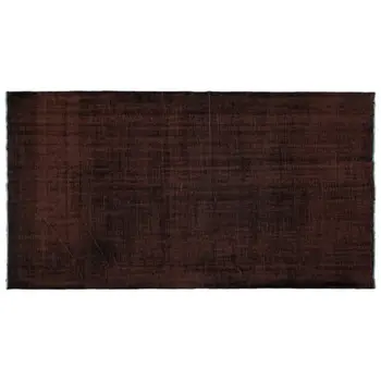 

Handmade Brown Vintage Overdyed Turkish Area Rug 177x312 Cm-5'10''X10'3''