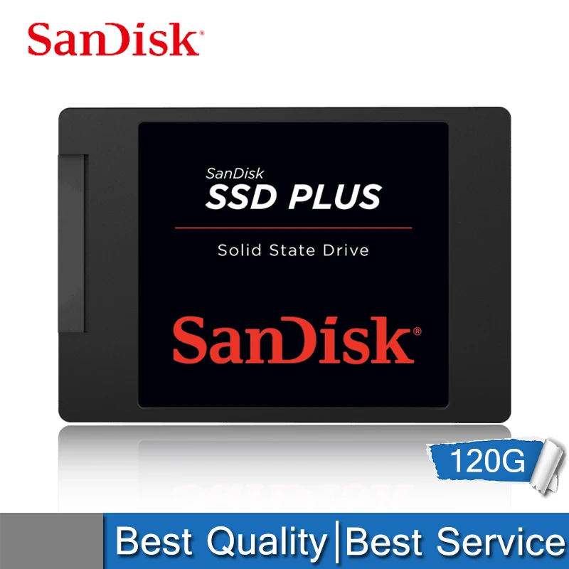 

Original Sandisk SSD PLUS 120GB SATA 3 2.5 inch Internal Solid State Drive HDD Hard Disk HD SSD Notebook PC SSD 120GB