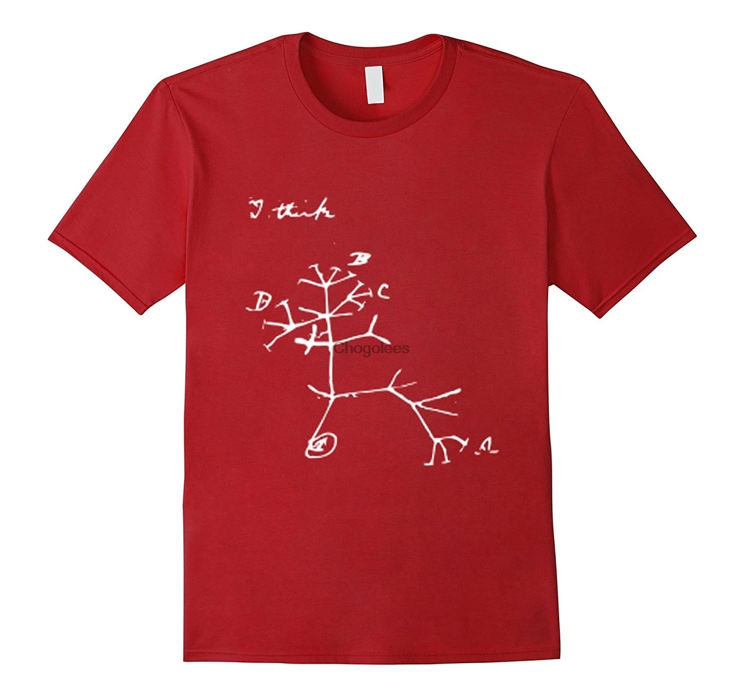 Рубашка Darwin I Think Tree |