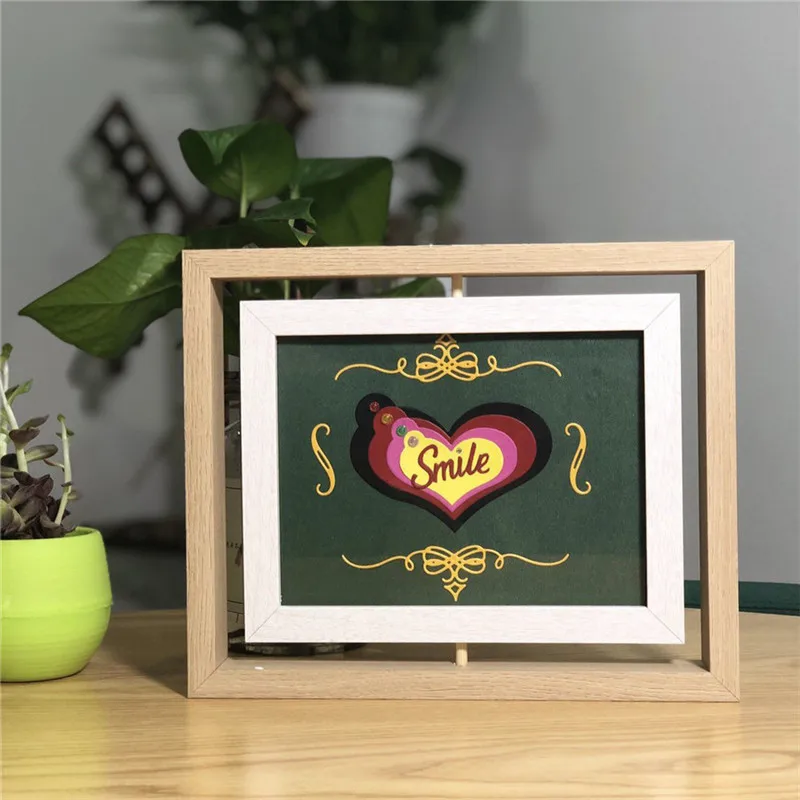 

Naifumodo Heart Dies Love Background Metal Cutting Dies for Card DIY Scrapbooking Album Embossing Die Cut New Template