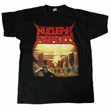 Nuclear Assault Game Over 1986 Album Cover T-Shirt Funny Vintage Gift For Men