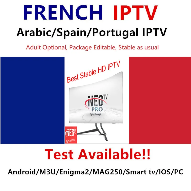 

Neotv pro 4K French IPTV subscription Arabic Europe Belgium UK IPTV code Neo one year LiveTV VOD M3U MAG Android Smart TV Box