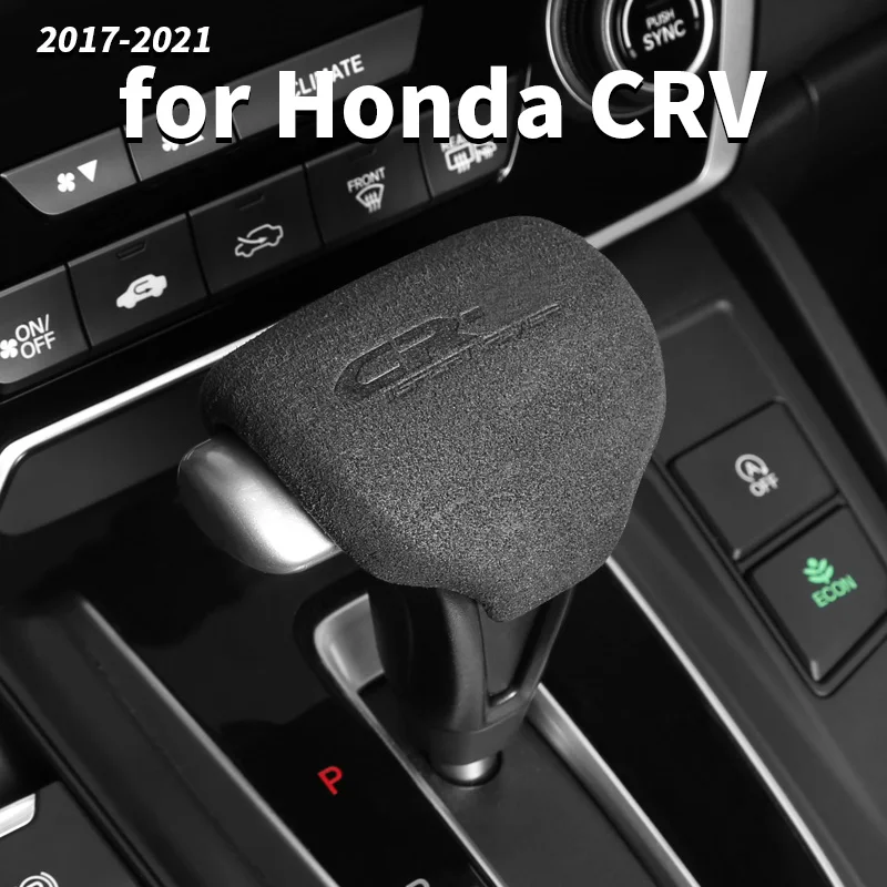 Interior del coche de cambio de engranaje funda equipo cubierta de perilla de cambio de modificación, Decoración Accesorios para Honda CRV 2017 18 19 2021