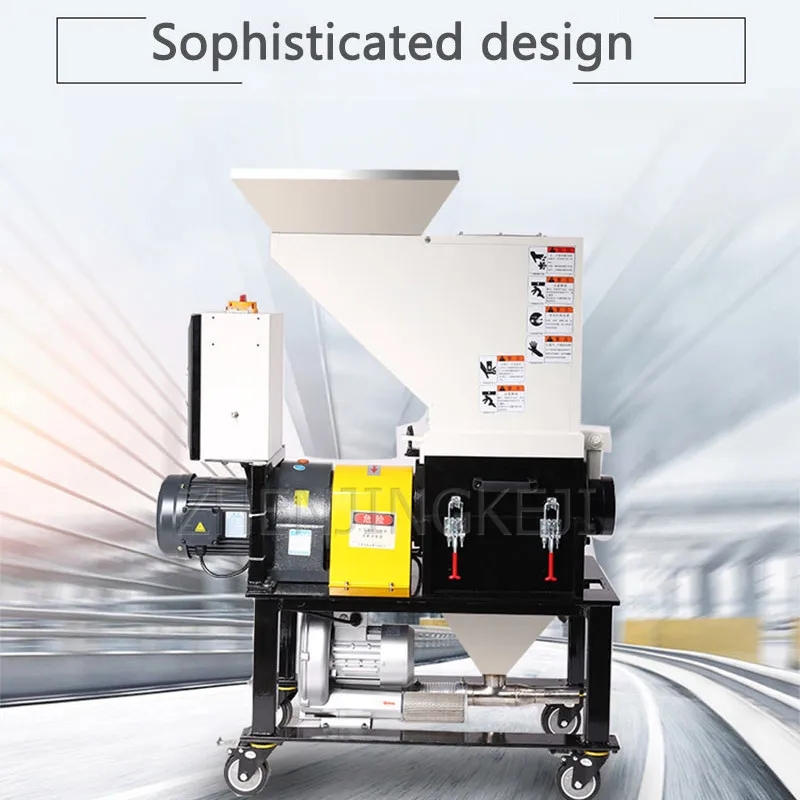 

Plastic Grinder Machine Low Speed Low Noise Overload Power Off Less Dust Recycle Machine Equipment Side Plastic Crusher Tools