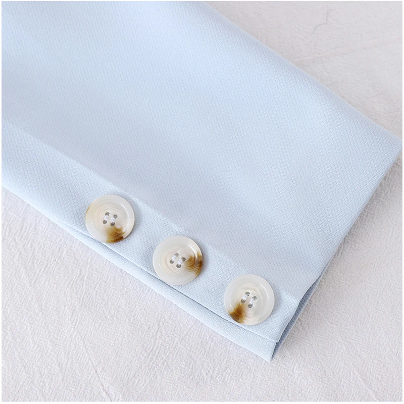 Women Blazer 2020 Formal Blazers Lady Office Work Suit Pockets Jackets Coat Two Buttons Slim Wiast Women Blazer Femme Jackets