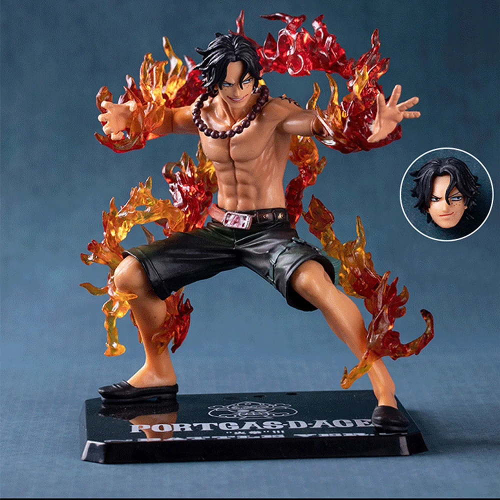 GUCHABEL Anime One Piece Portgas D. Фигурка Ace три тысячи мировых самураев фехтовальщик ророноа