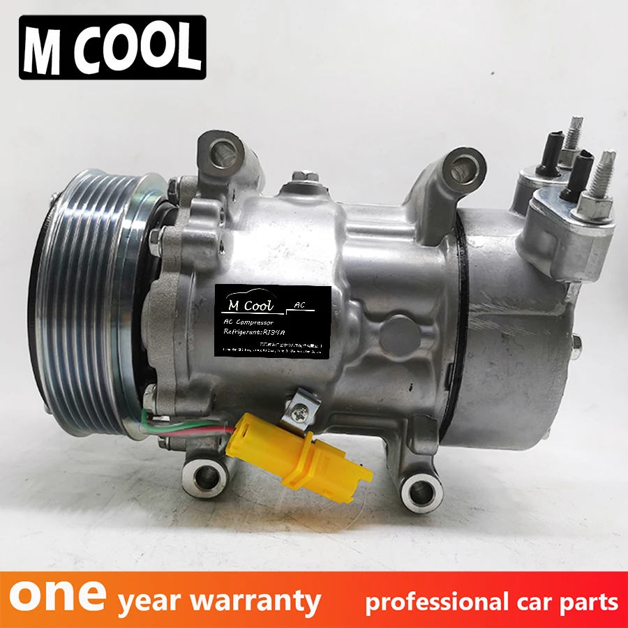 Для ac компрессор для peugeot 206 307 для Citroen Fiat 1449 1450 9655191680 9671456680 9655191580 6453XJ 6453QG 6453QE 6453Q