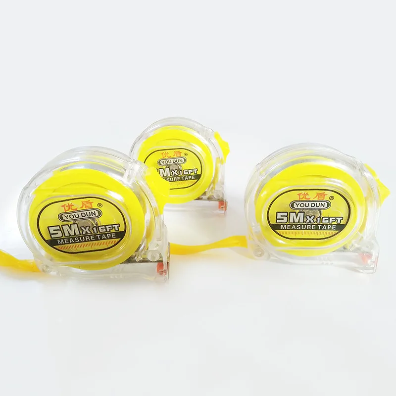 

Manufacturers Direct Selling 3 M Tape Measure Manganese Steel Spring Wear-Resistant Drop-resistant Transparent Shell 5 M