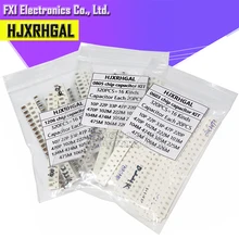 16 значений* 20 шт = 3 20 шт 0603 0805 1206 SMD конденсатор Ассорти компонентов diy Образцы комплект и