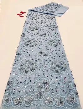 

African lace fabric 2020 High quality Nigerian French lace fabric wedding dress