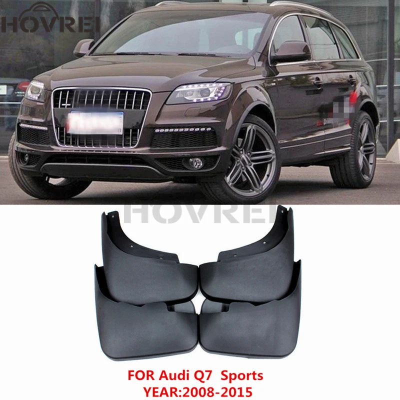4 шт./компл. фотосессия для Audi Q7 Sport 2008 2015 Брызговики от грязи брызговики 2009 2010 2011 2012