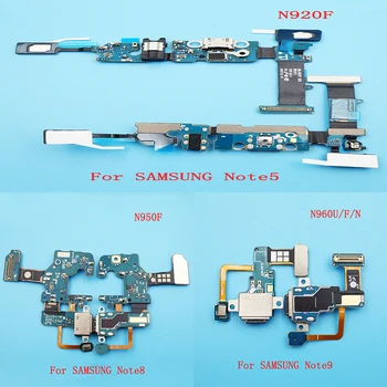 

50pcs USB Port Charger Dock Plug Connector Flex Cable For Samsung Note5/N920F Note8/N950F Note9/N960U/F/N Mic Microphone Board