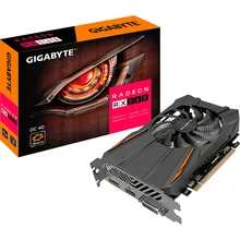 Видеокарта Gigabyte AMD Radeon RX 560 1299MHz 4096MB 7000MHz 128 bit RTL [GV-RX560OC-4GD]