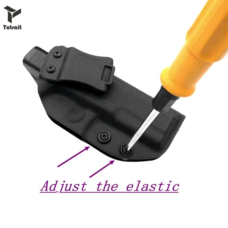 TOtrait IWB Тактический Kydex кобура для пистолета внутри скрытый чехол для переноски аксессуары сумка подходит для Glock 17 22 31