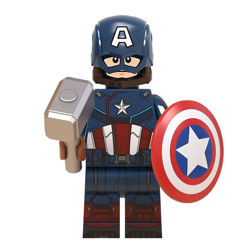 WM757 Одиночная Marvel Мстители эндмейд Железный человек Бесконечность гаунтлет Капитан Америка Тор строительные блоки фигурка игрушки для детей - Цвет: WM757