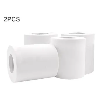 

Toilet Paper Roll / 4-layer Bathroom Tissue Thicken Gentle Skin-Friendly Paper Towel for Hotel Salon or for Family 2 rolls