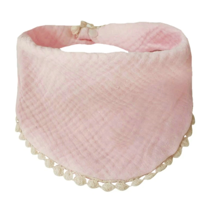 

2022 New Baby Infants Feeding Bibs Soft Pure Cotton Bandana Saliva Towel Triangle Scarf