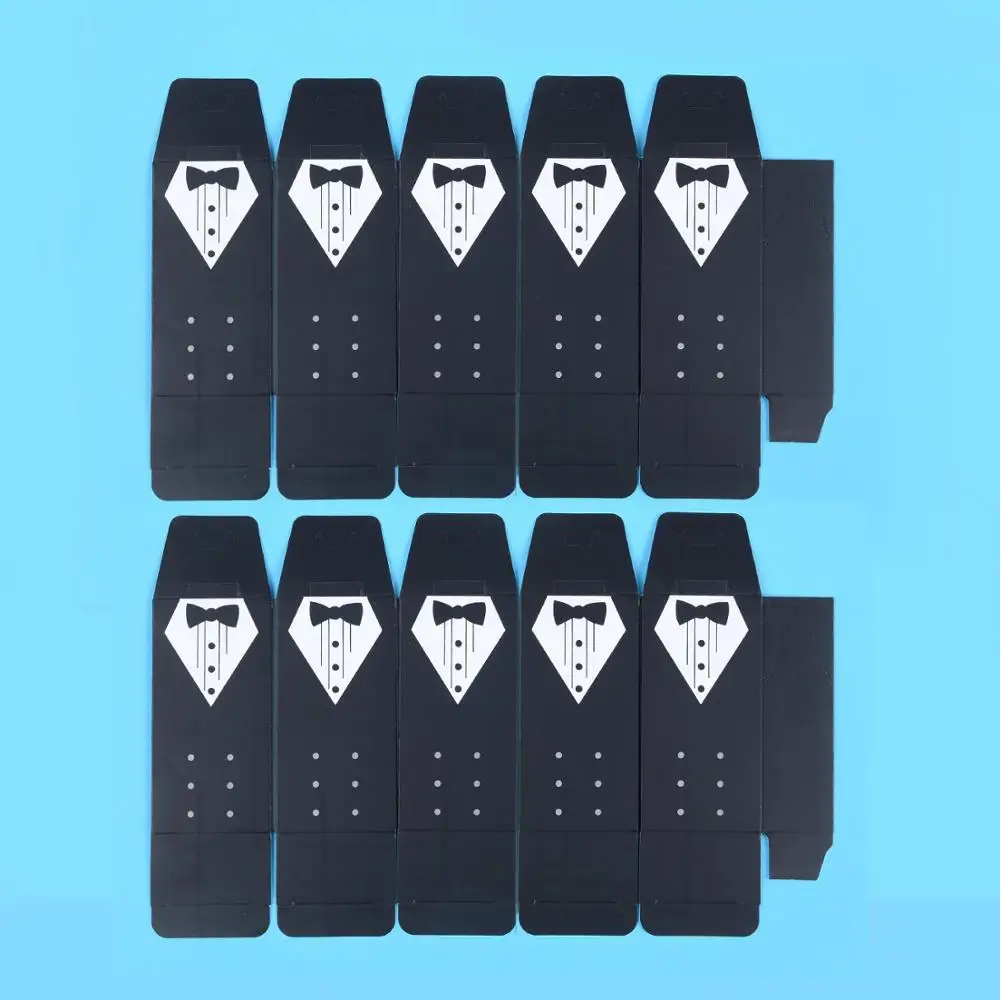 100 шт. коробка конфет для свадебных сувениров смокинг невесты и жениха