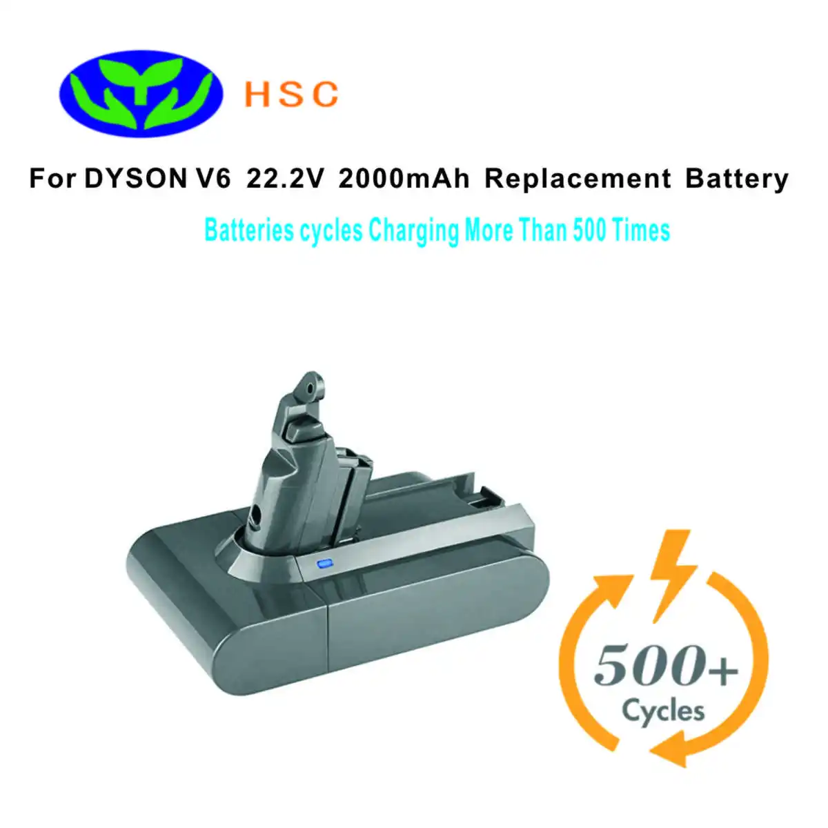 2000 мАч 22,2 в Li-Ion Батарея для Dysn V6 595 650 770 880 DC58 DC59 DC61 DC62 животных ручной Портативный Батарея