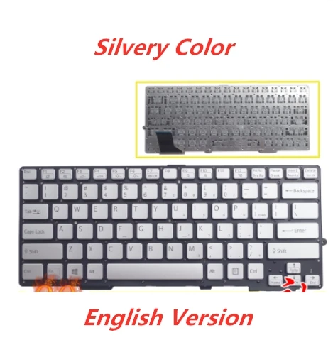 Английская клавиатура для ноутбука SONY SVS13 SVS1311 SVS131 SVS13118 SVS13128 сменная Клавиатура для ноутбука - Цвет: same as picture