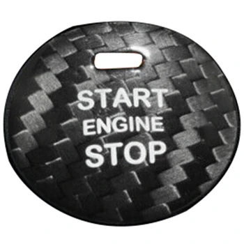 

Carbon Fiber Engine Button Replace Cover Engine Start Button Sticker for Mazda Axela CX-5 CX-4 MX-5 CX-3 CX-8 STOP Key Accessori