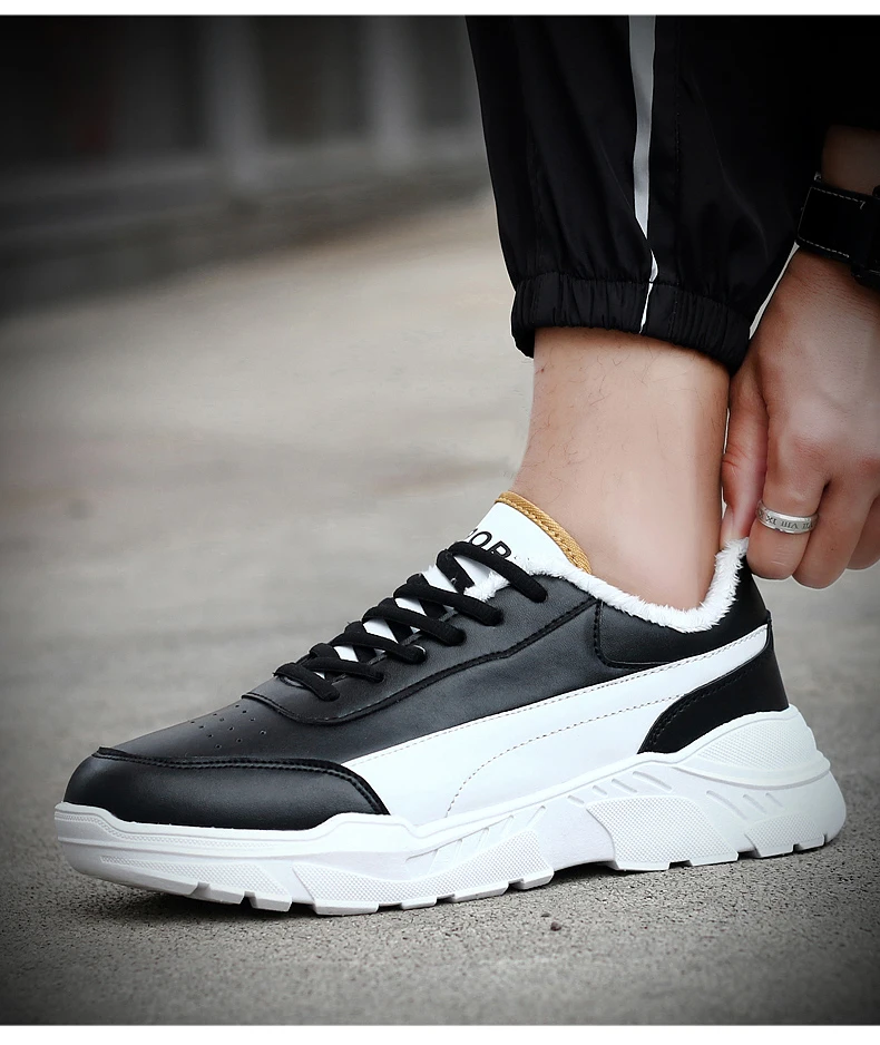 Мужская теннисная обувь; Новинка 2019 года; Tenis Masculino; фирменный дизайн; мужские кроссовки из плюша; Теплая мужская спортивная обувь для