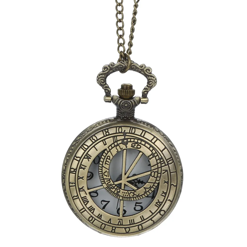 

Vintage Chain Retro The Greatest Pocket Watch Necklace For Grandpa Dad Gifts Digital Watch Men Water Resistant #4O28