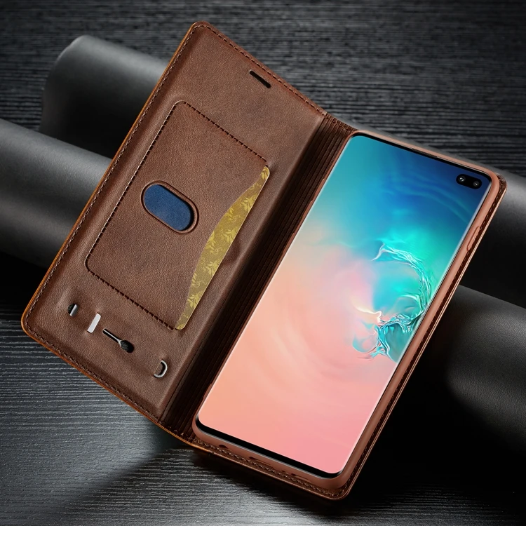 Флип-кейс для samsung S8 S9 S10e Plus Note 9 кожаный флип-чехол для телефона Etui samsung Galaxy S10 кошелек, Обложка