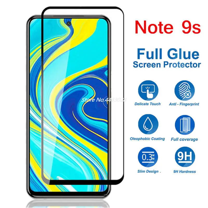 Защитное стекло закаленное 3D для Xiaomi Note 9 Pro Max Redmi | Мобильные телефоны и