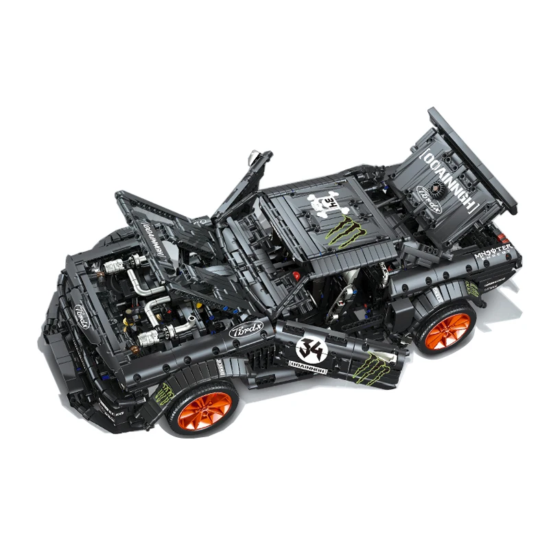 20001 20086 совместимый Technic Volture 42083 42056 Ford Mustang Bugatti чугун Ford строительные блоки кирпичи игрушки подарки