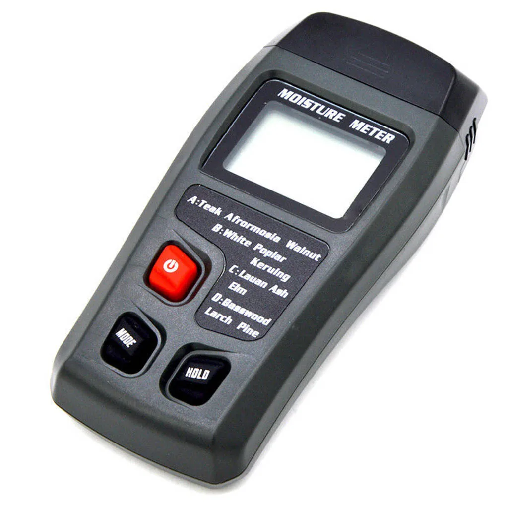 new Two Probe Digital Wood Moisture Meter Dual Pin 0-99.9% Wood Humidity Tester Detector Hygrometer LCD Display