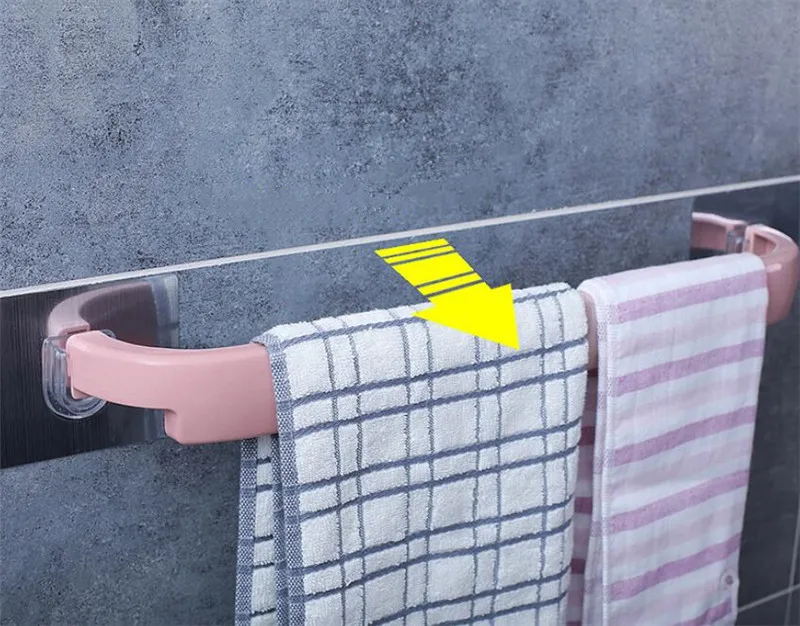 Самоклеящаяся настенная вешалка для ванной комнаты, вешалка для полотенец, держатель для туалетной бумаги, 3 цвета