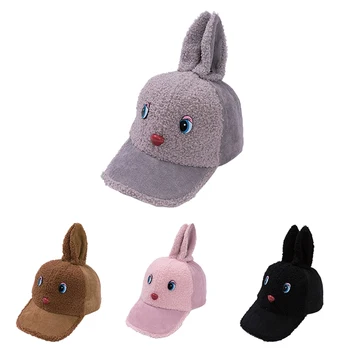 

Autumn Baby Hats Cartoon Rabbit Ear Caps Spring Autumn Baby Girl Hat Kids Boy Baseball Cap Infant Toddlers Hat 1-4T