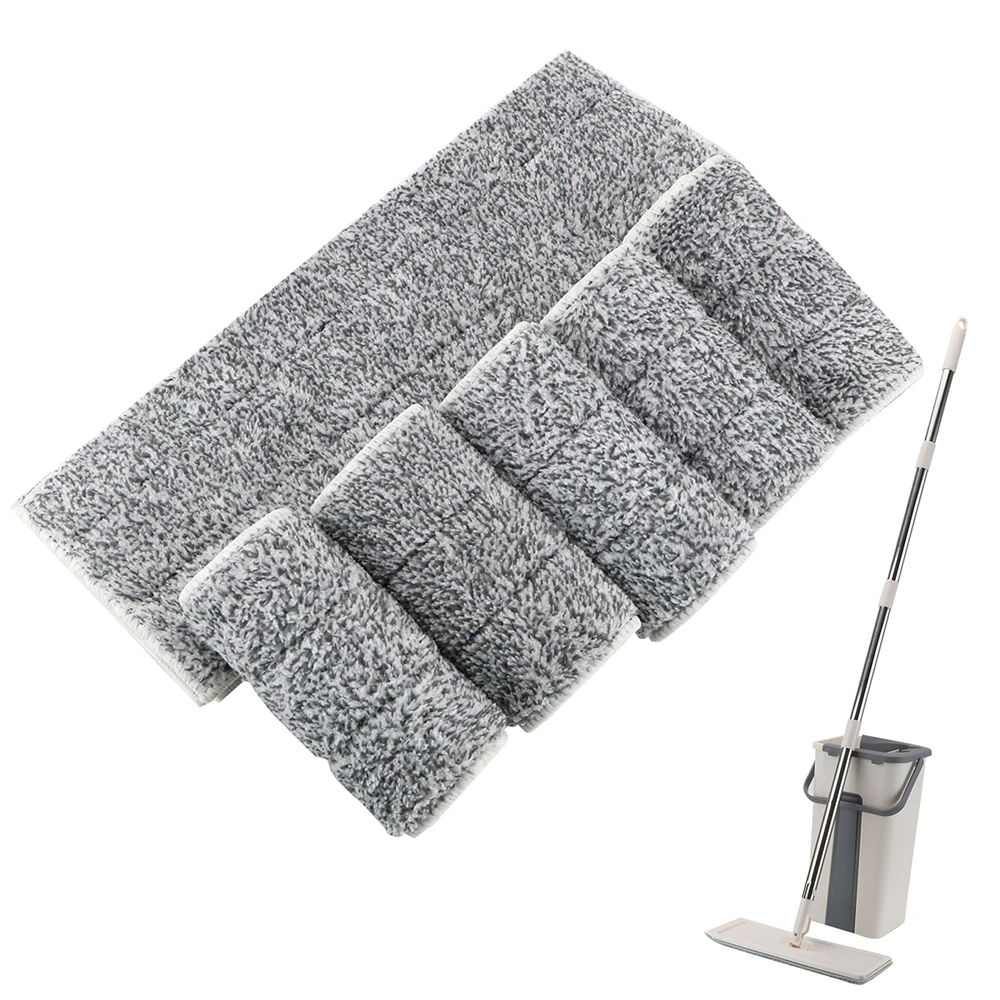 4 piece/6 piece Home Cleaning Mop Replacement Pad Washable Spray Mop