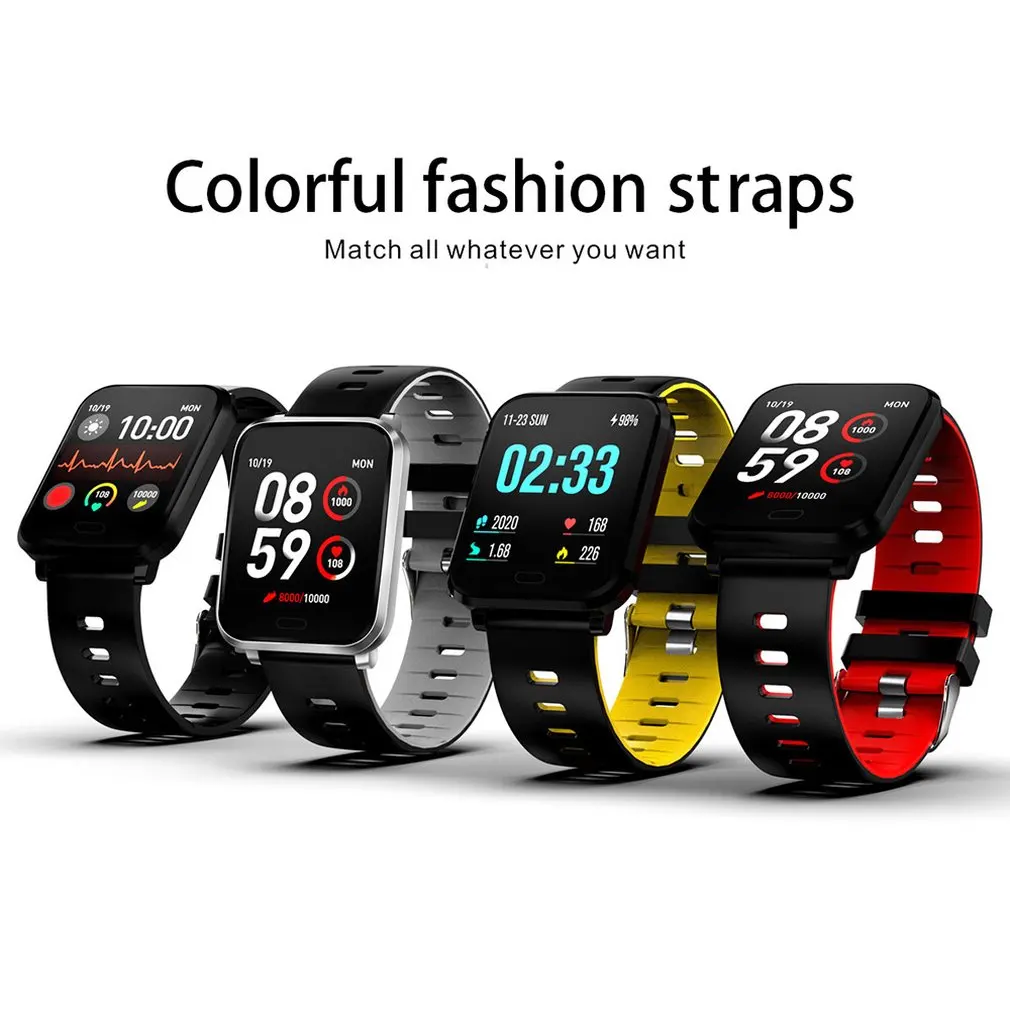 

K10 Colorful Screen Smart Bracelet Sport Fitness Watch Pedometer Calorie Counter Heart Rate Monitor Portable