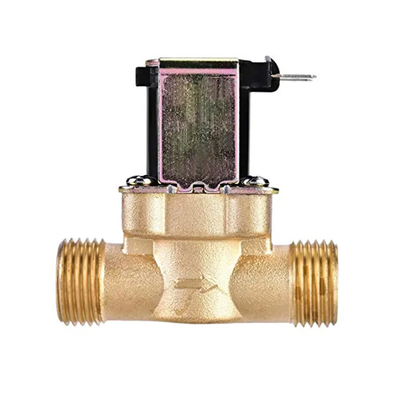 

G1/2 "brass electric normally closed solenoid valve 12V 24V 220V 110V 36V g3/4" water inlet flow switch of solar water heater