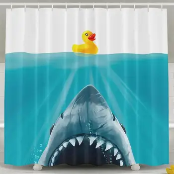

Save Ducky Custom Shower Curtain Decoration