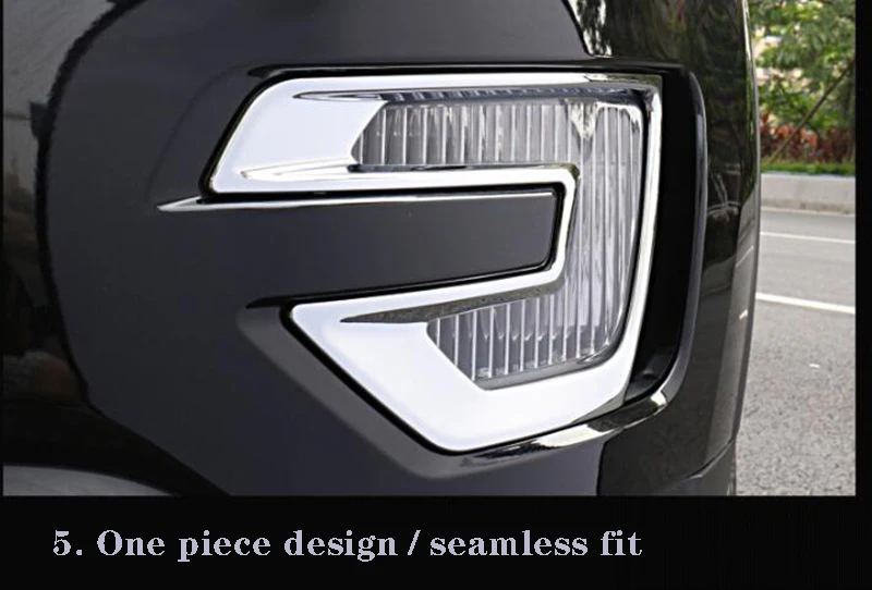 for ford explorer front fog lamp hood sequined decorative strip special accessories light frame decorative accessories