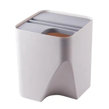 

HOT SALE Kitchen Trash Can Recycle Bin Stacked Sorting Trash Bin Household Dry and Wet Separation Waste Bin Rubbish Bin for Bath
