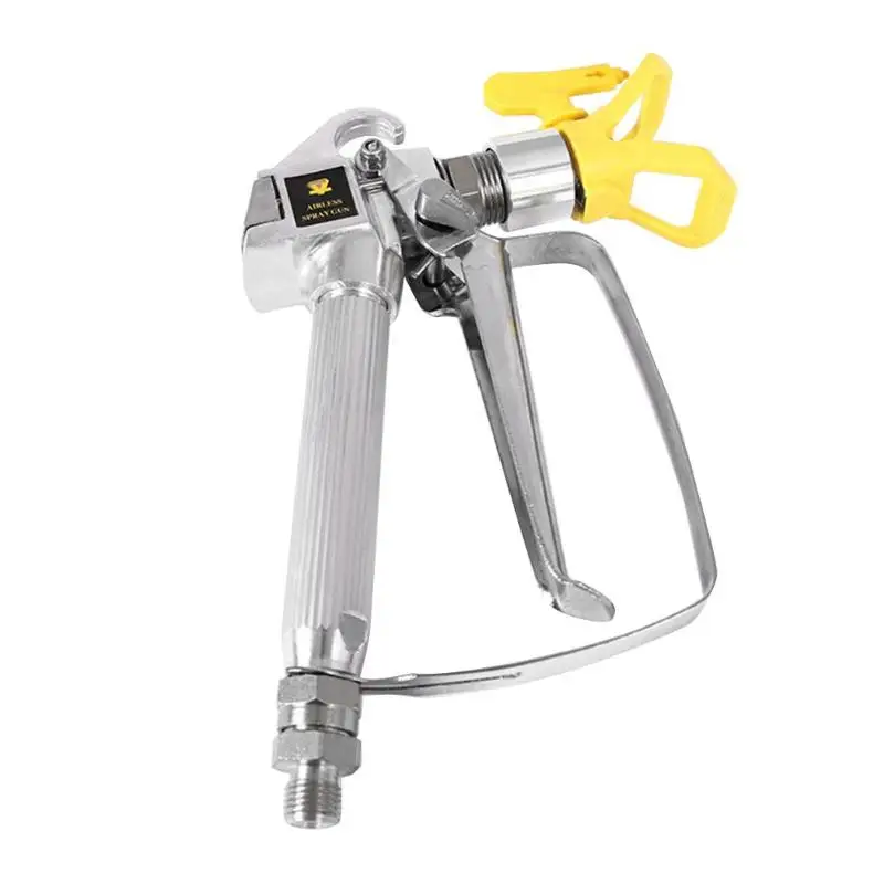 Высокое давление всасывания безвоздушного распыления машина латексная краска пистолет распылитель набор ручка в линии с эргономичным дизайном