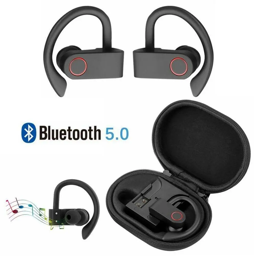 A9 TWS Wireless Sports Headphones Bluetooth Ear Hook for iPhone 6 6plus 7 7plus 8 iphobe x xs iphone xsmax iphone xr iphone 11