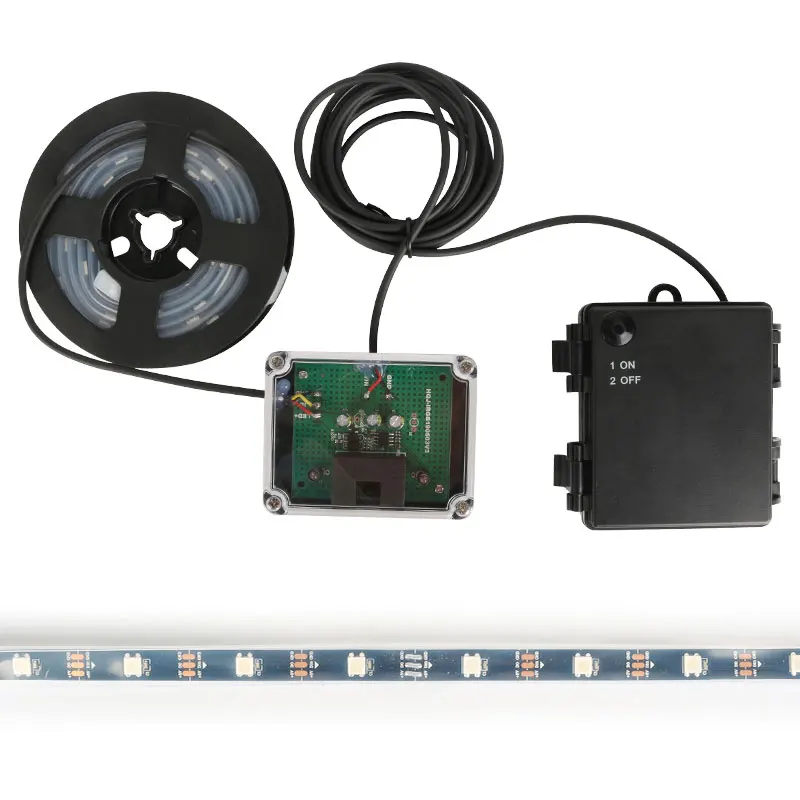 Светодиодный ленточный светильник SMD 5050, гибкий баскетбольный обруч на солнечной энергии, Набор для игры в ночное время, активированный сенсором, баскетбольный ободок, светильник для стрельбы, обручи